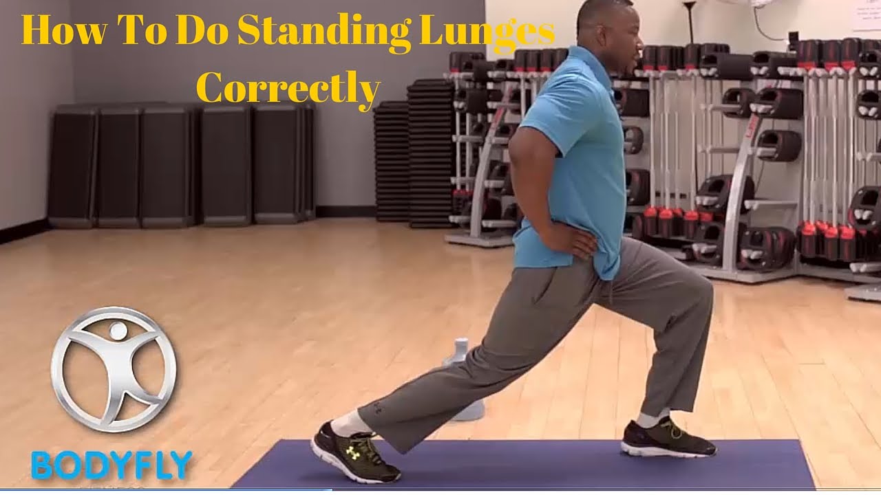 How To Do Standing Lunges Correctly Pilates Fever