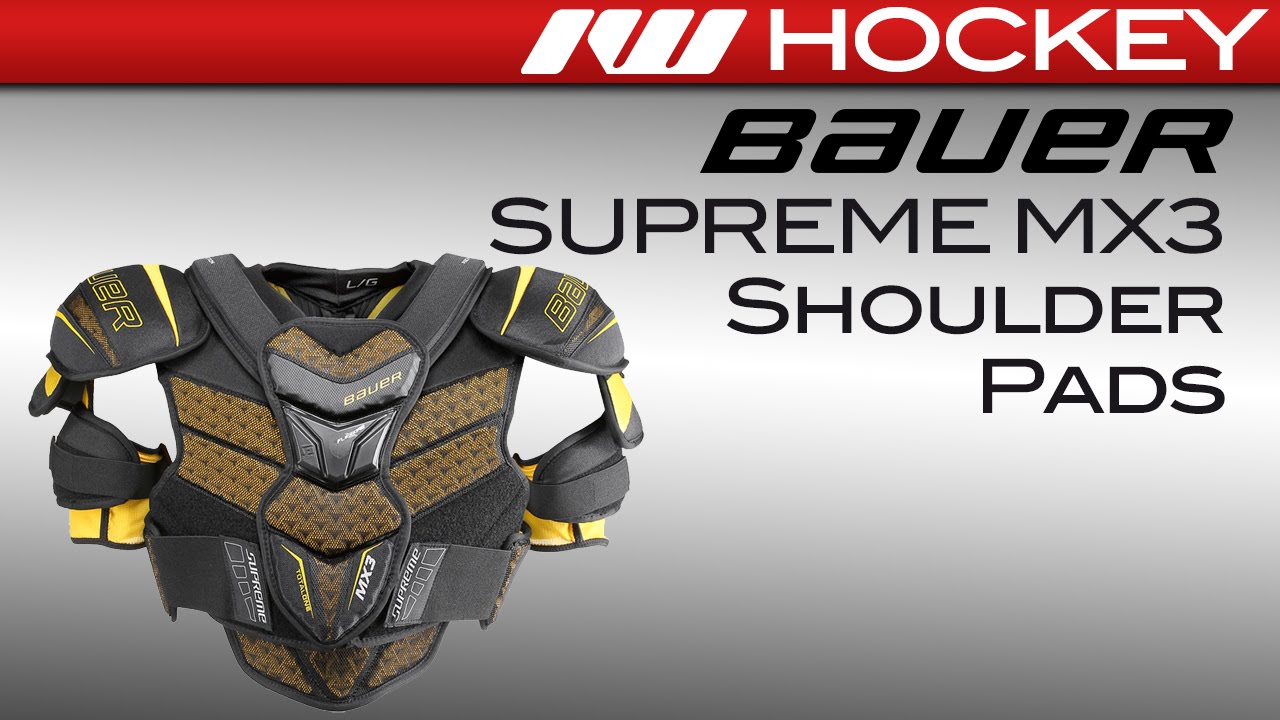 Bauer Supreme MX3 Hockey Shoulder Pads Review Hockey Dome