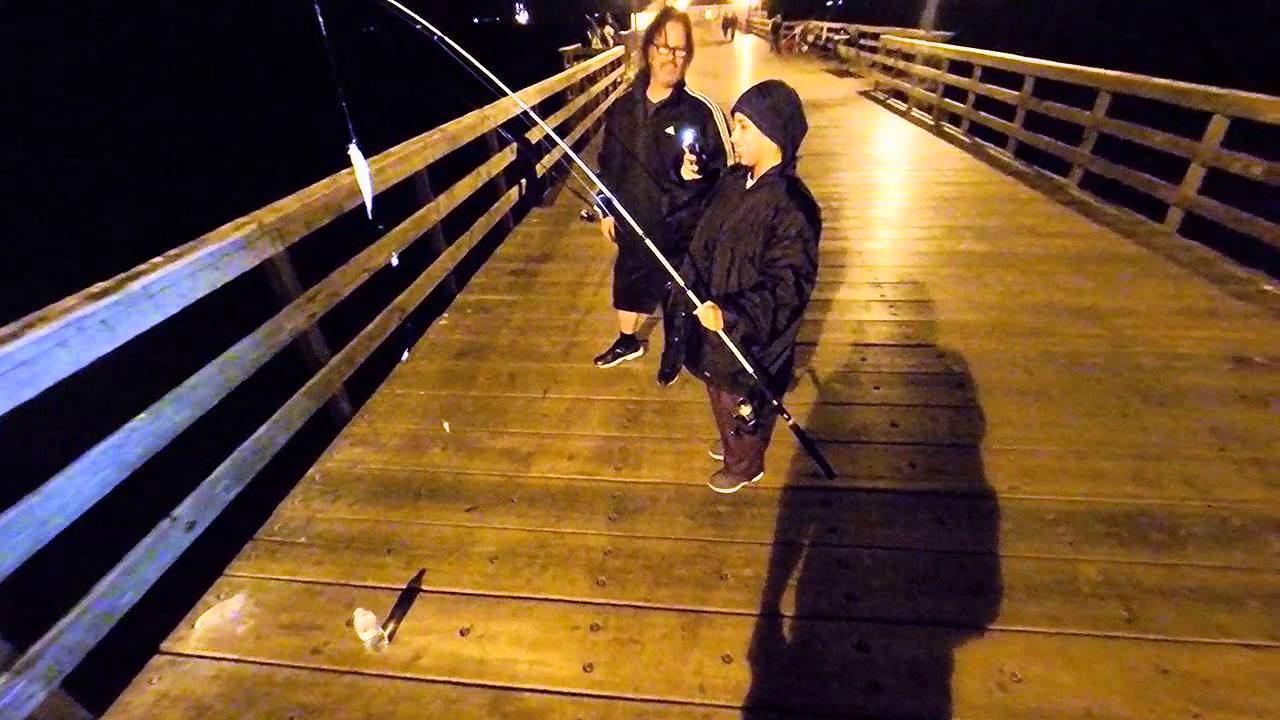 Seal Beach Pier Night Fishing Site Title
