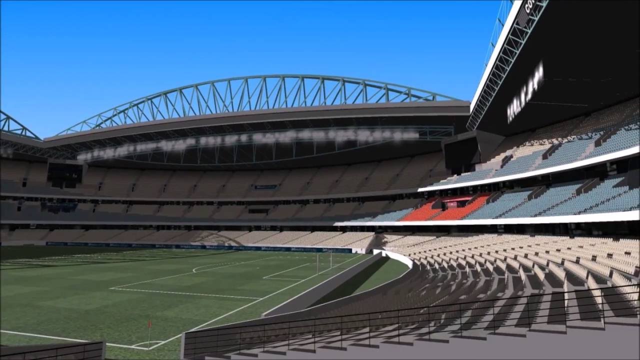 ETIHAD STADIUM 3D model Cricket Bay