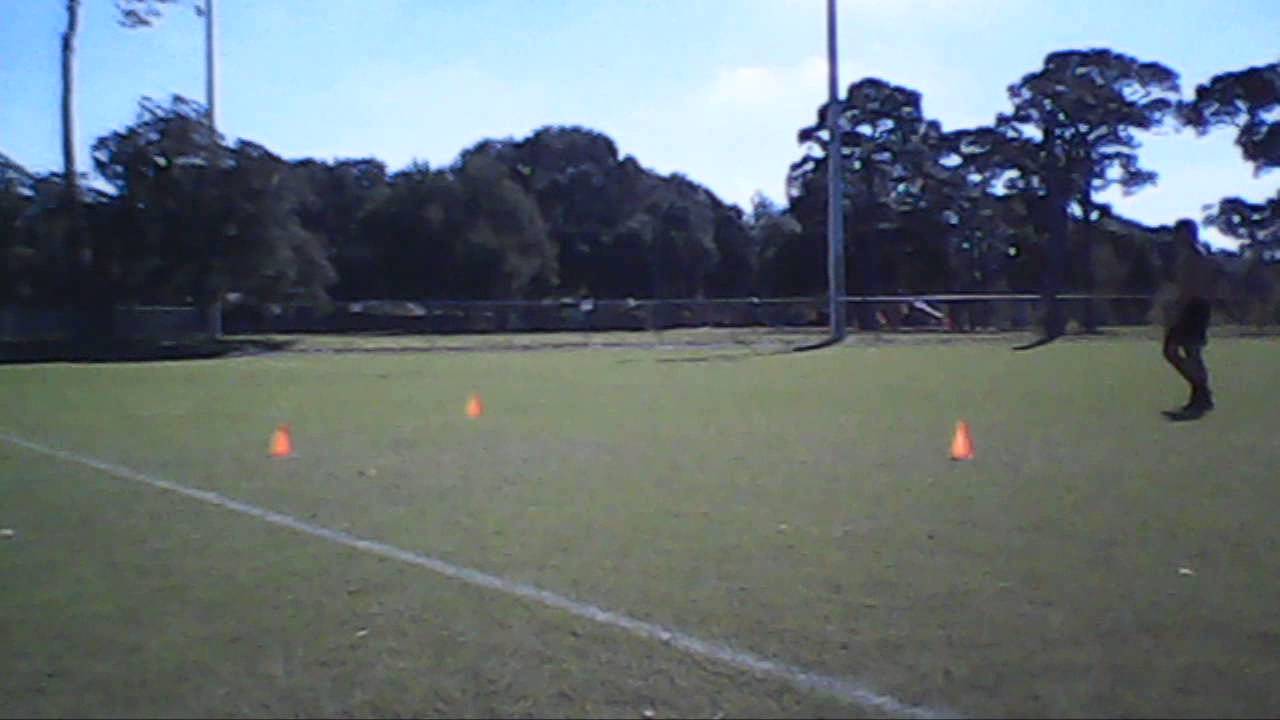Football Agility Training NFL Combine 3 Cone Drill L Shape Agility