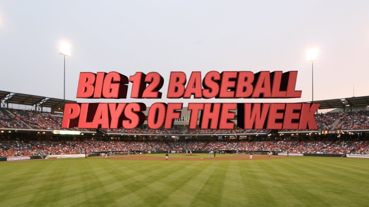Big 12 Baseball Plays of the Week 5 02 2014 Equestrian Cave