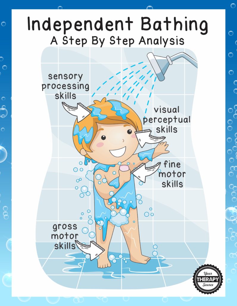 Task Analysis Independent Bathing in Children Your Therapy Source