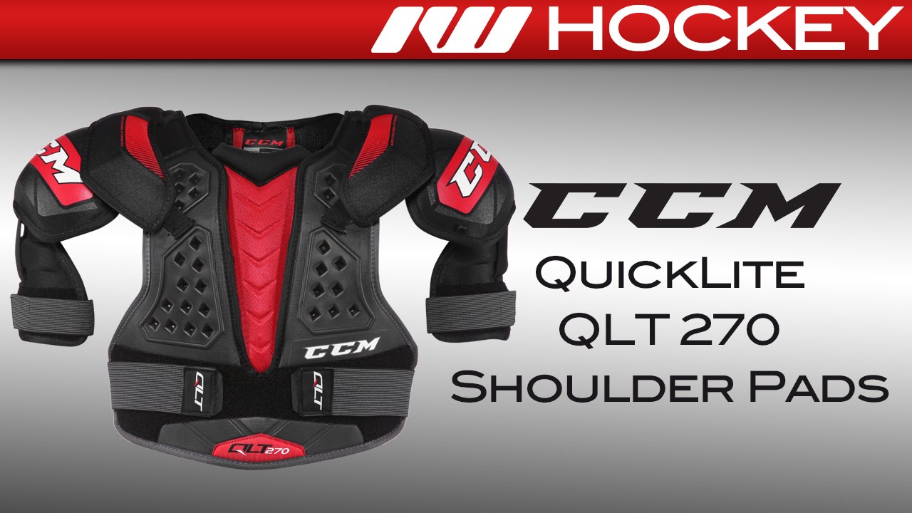 CCM QuickLite QLT 270 Hockey Shoulder Pads Review Hockey Board