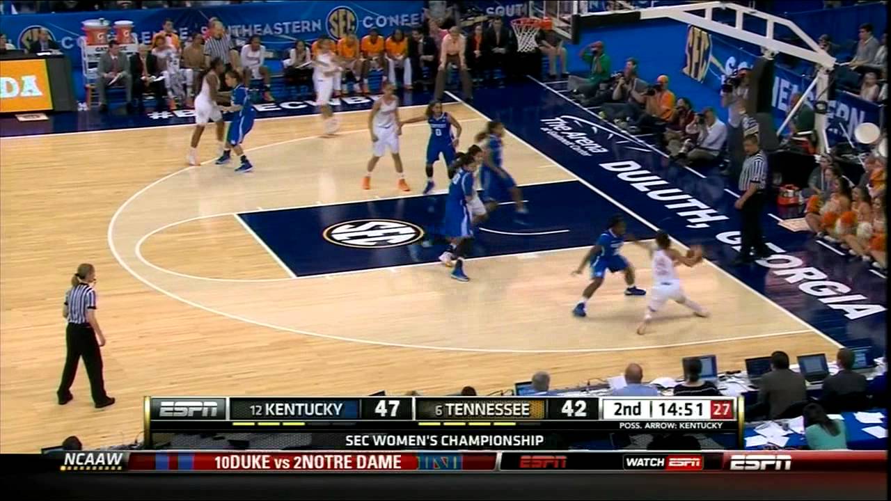 Tennessee Basketball SEC Championship Game Highlights Basketball Alley