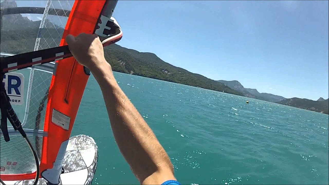 vakantie 2014 windsurfen Lac de Serre Poncon camping le roustou