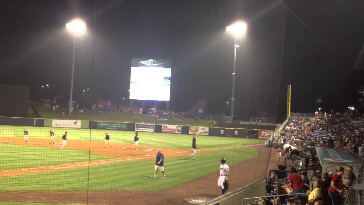 Braves vs Norfolk Tides Baseball Game Alex August Baseball Dome