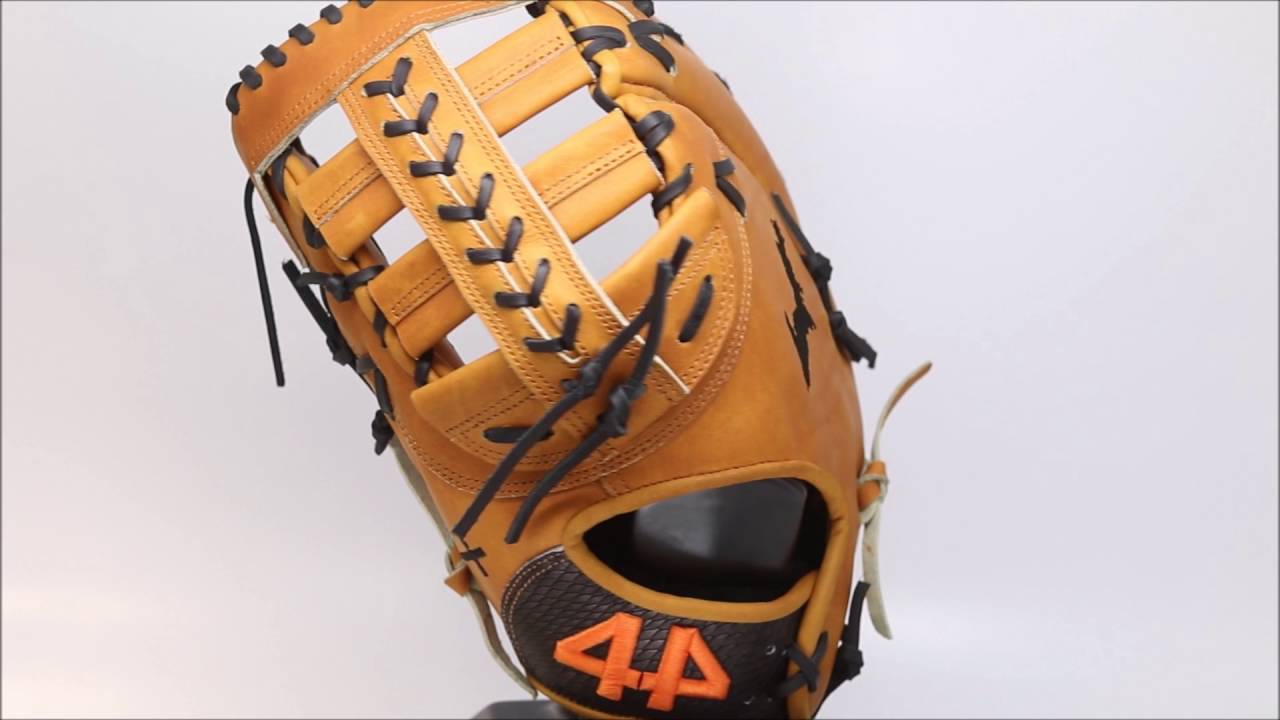 44 Pro Custom Baseball Glove Signature Series Tan First Base Mitt Baseball Cave