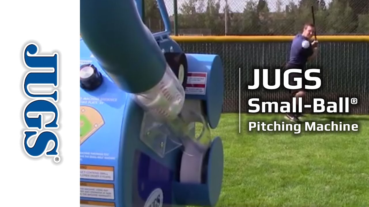 Small Ball Pitching Machine JUGS Sports Baseball Bay