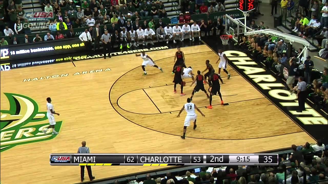 Charlotte 49ers Men s Basketball vs Miami Highlights Basketball Alley