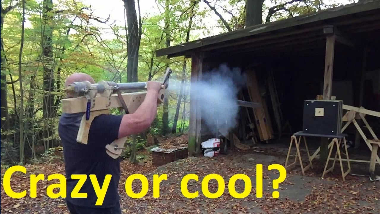 This is Joergsprave, he makes weapons and slingshots. via /r/videos