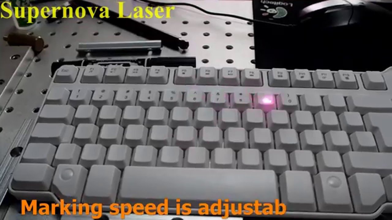 Laser Engraving The Letters On Keyboards via /r/videos