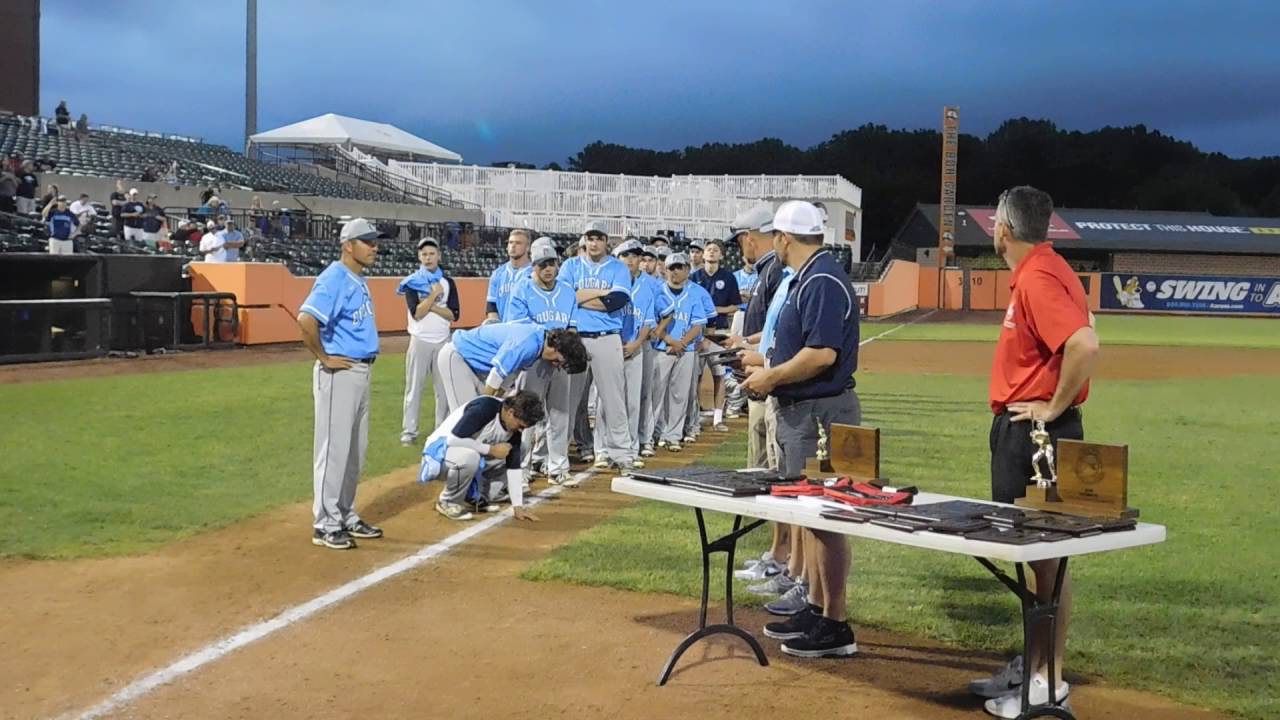 Awards ceremony Huntingtown Chesapeake AA baseball 3A state final 05 30