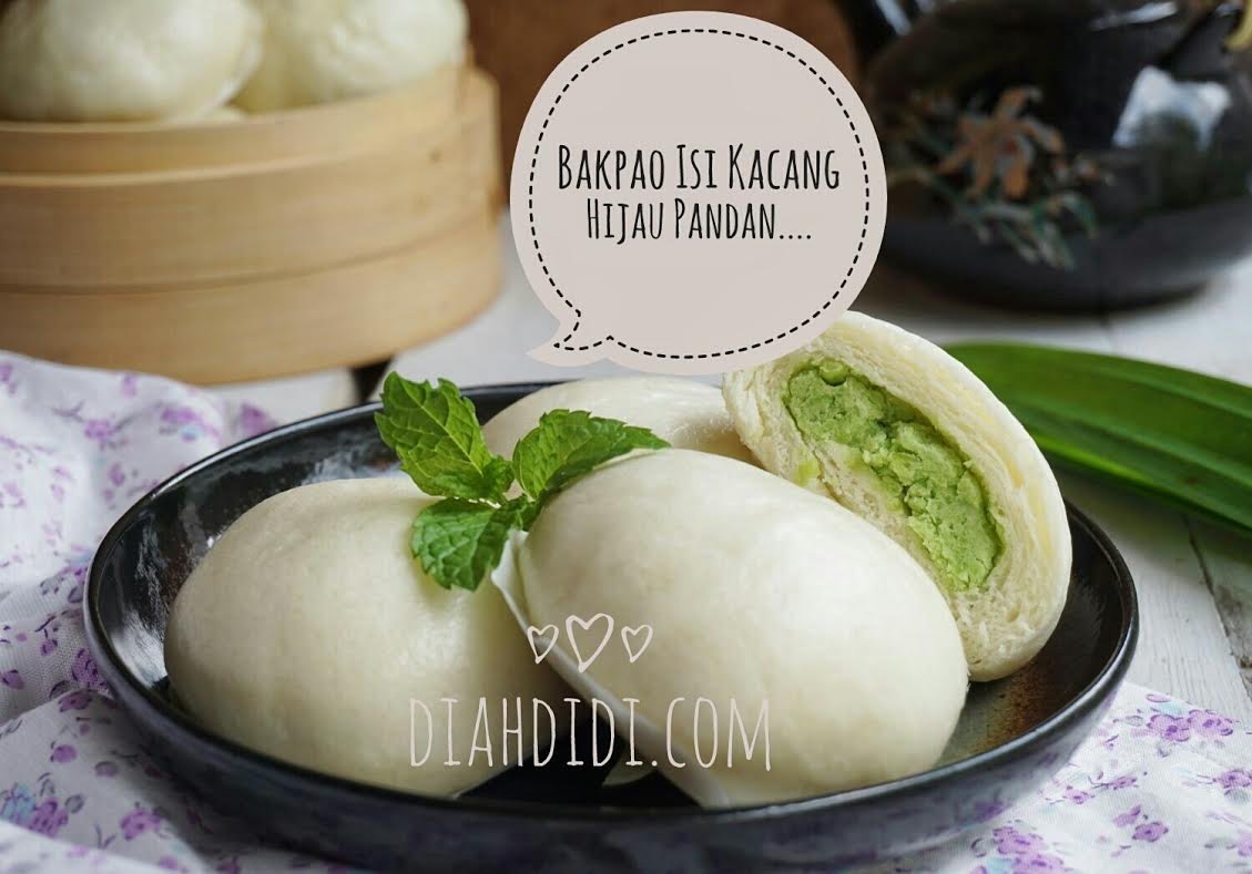 Bakpao Isi Kumbu Kacang Hijau Pandan Resep Resep Masakan