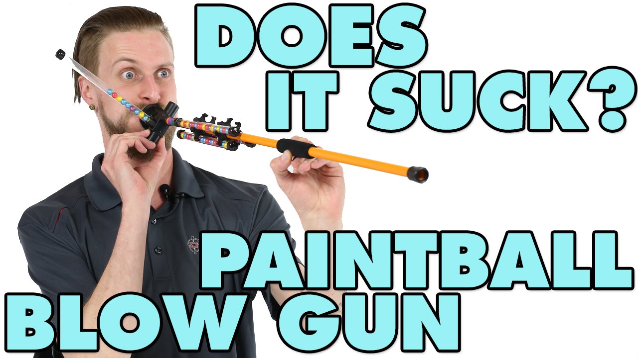 Does it suck Paintball Blow Gun Ep 1 Hunting Bite