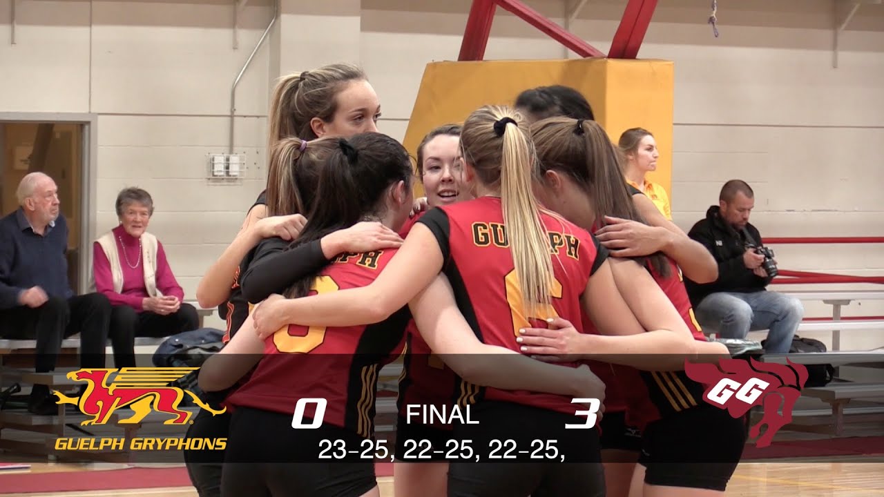 Guelph Gryphons vs Ottawa Gee Gees Women s Volleyball Highlights