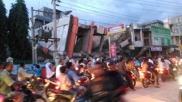Gempa 6,4 SR Guncang Aceh, Banyak Gedung Rusak, 1 Meninggal, Puluhan