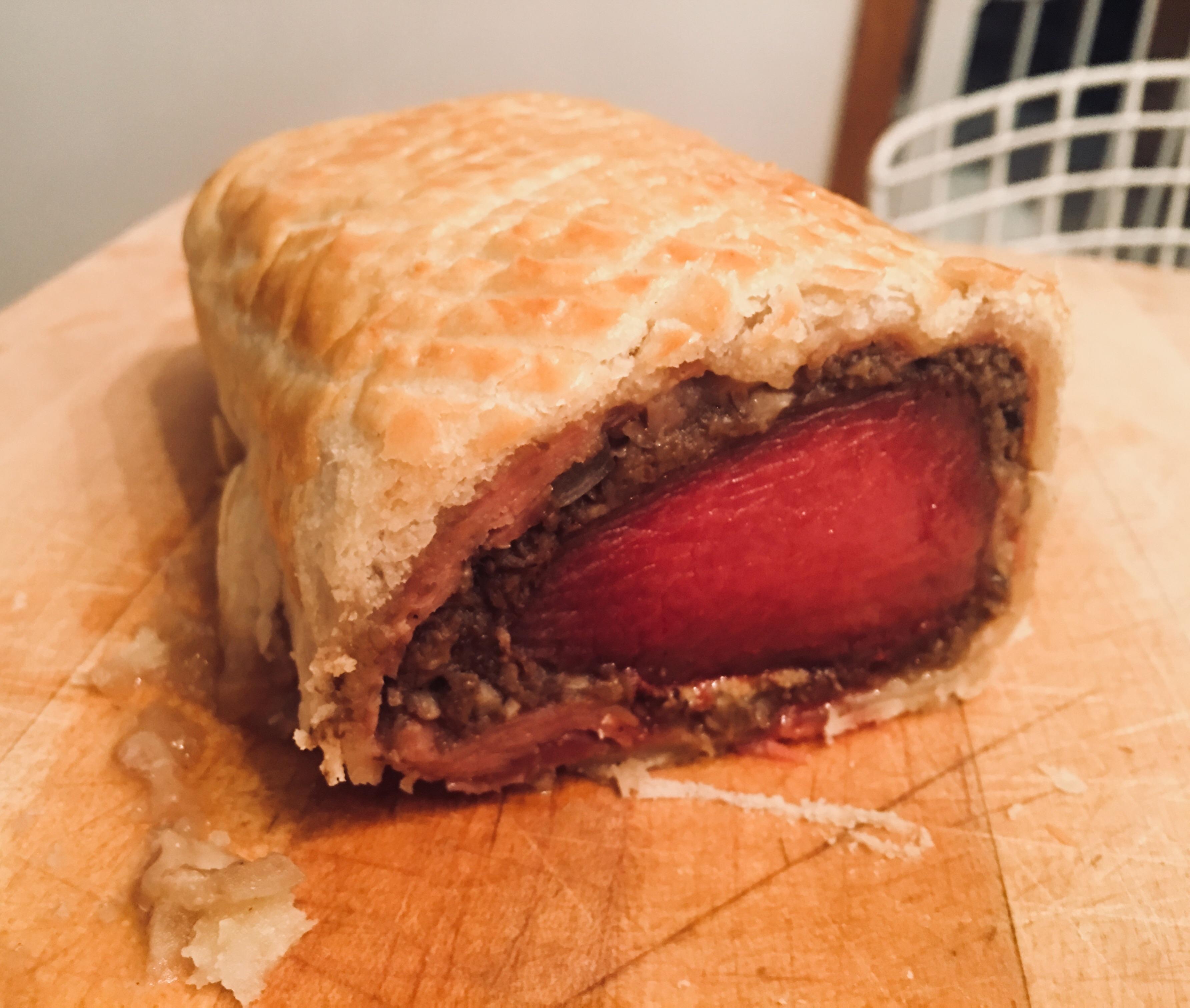 [Homemade] Venison Wellington with a deer tenderloin from this year’s