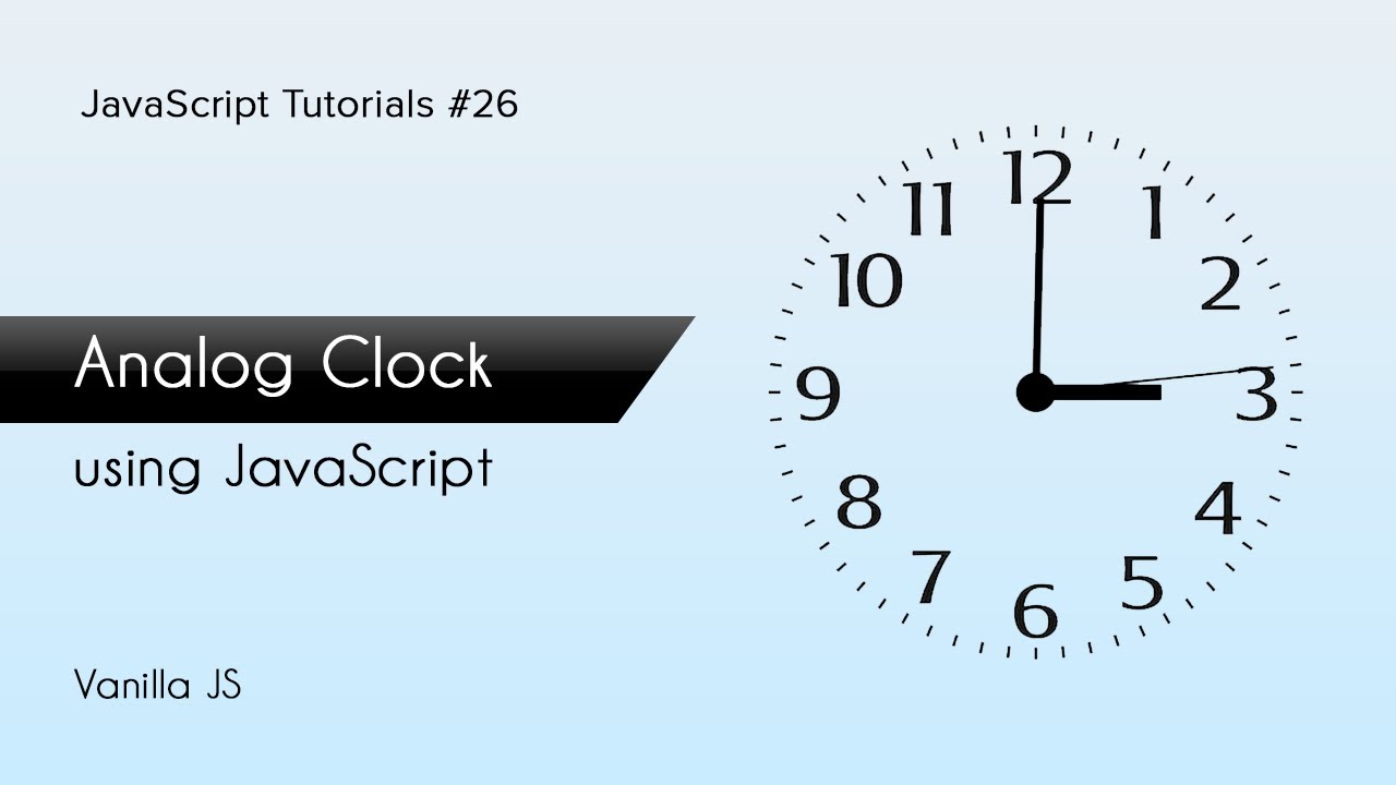 Analog Clock in JS Scapbi's log