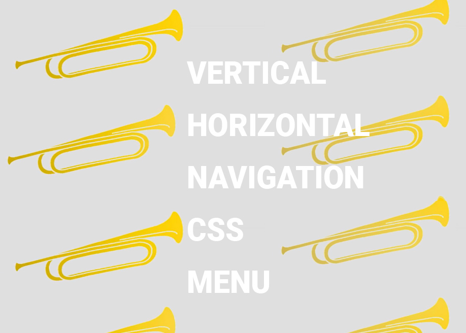 Original vertical and horizontal Navigation CSS Menus NOVATTA