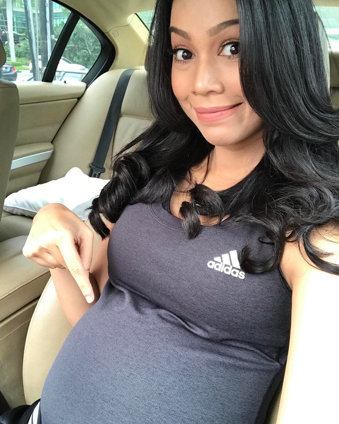 Cerita Artis Malaysia Sharifah Sakinah mengandung pergi bersenam (11