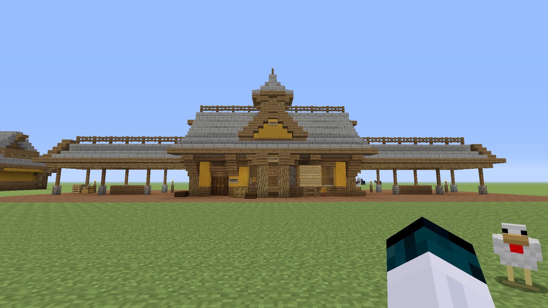 Майнкрафт жд станция схема