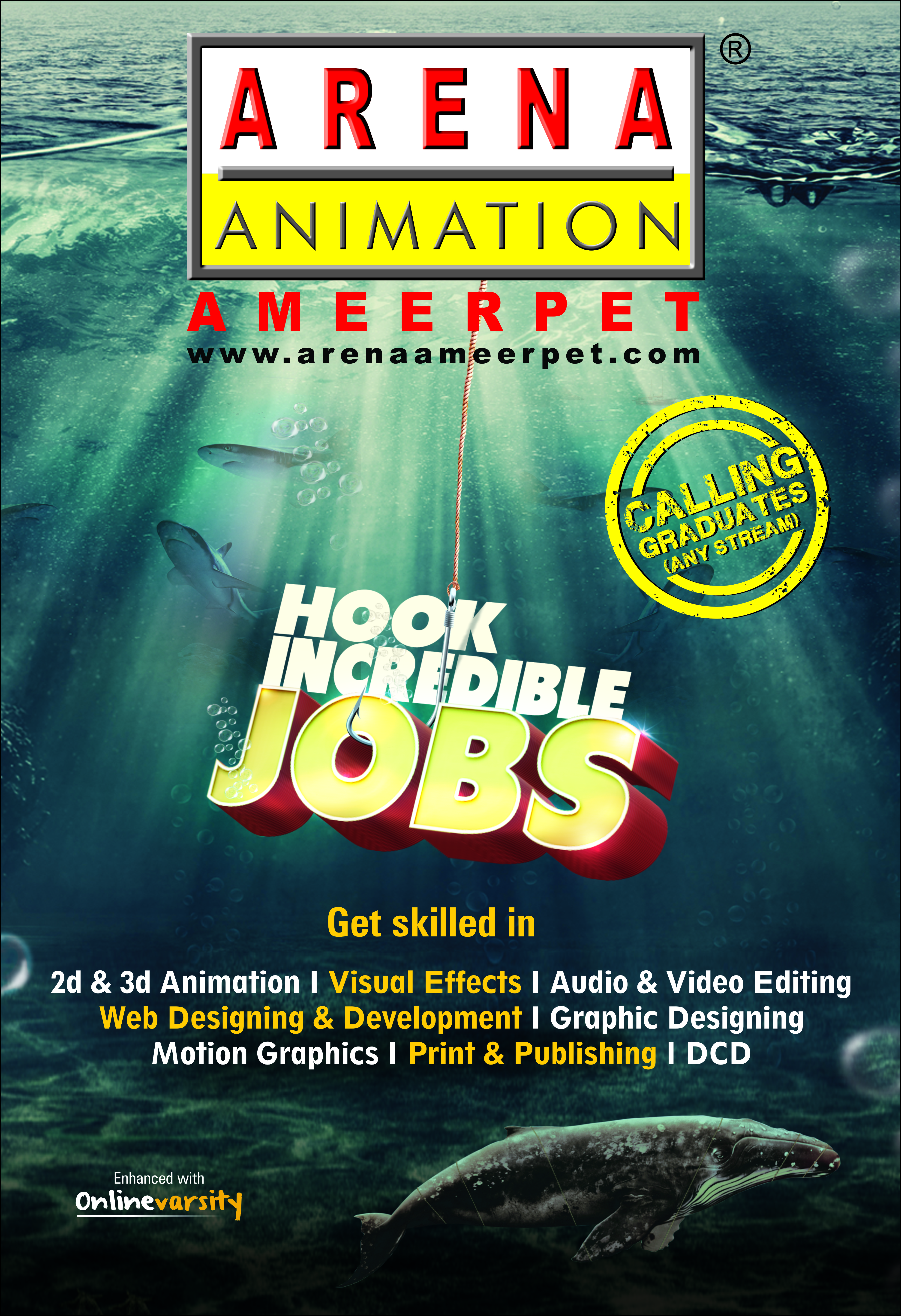 Arena Animation Ameerpet Be the part of media industry