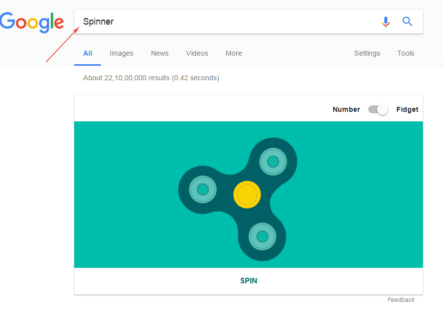 Here’s How You Can Play With Fidget Spinner In Google Search Zetrokert