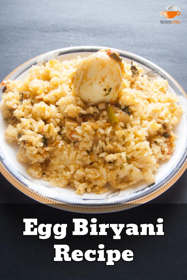 Egg Biryani Recipe How to Make Easy Egg Biryani Recipe The Tastes Of India