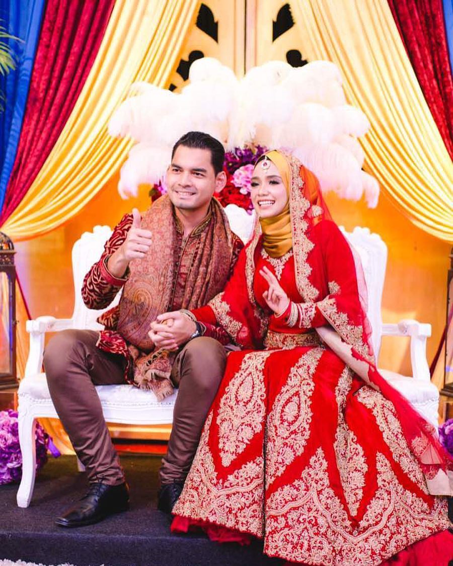 Cerita Artis Malaysia Resepsi ala Bollywood Ummi Nazeera, Dr Mohd Izzar (26 gambar HD)