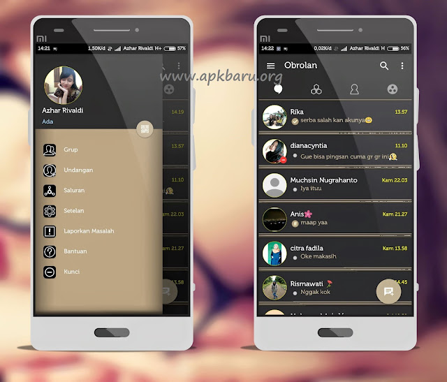 Apk Android BBM Mod Aksara v3.3.7.93 Apk Terbaru Terbaru