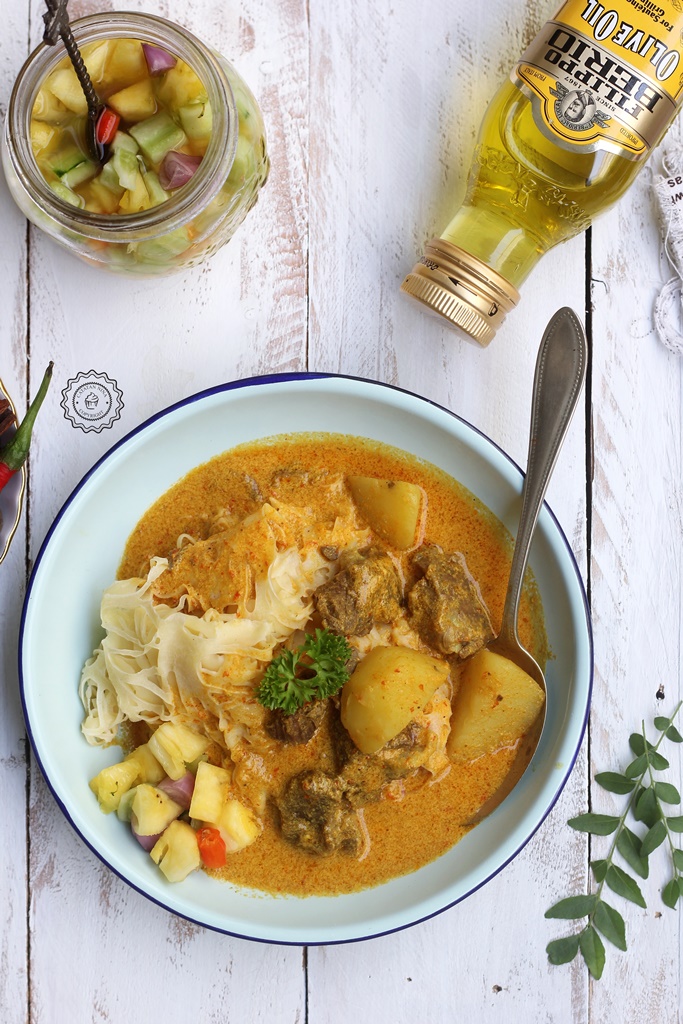 ROTI JALA KARI KAMBING ALA FILIPPO BERIO OLIVE OIL Resep