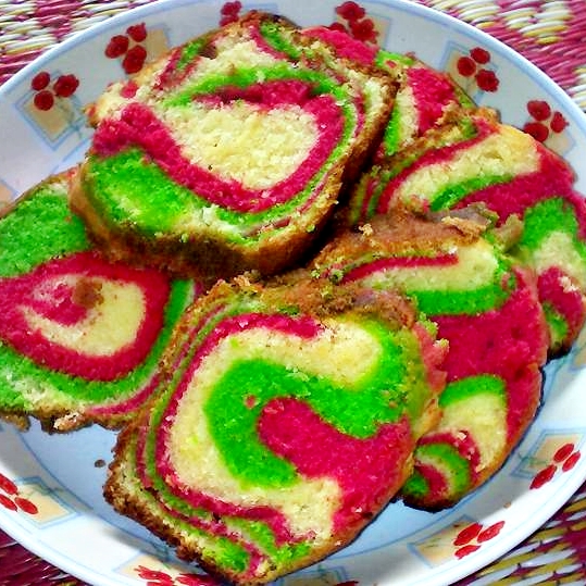 Resepi Kek Butter Pelangi Mudah Sedap Sukatan Cawan Apa