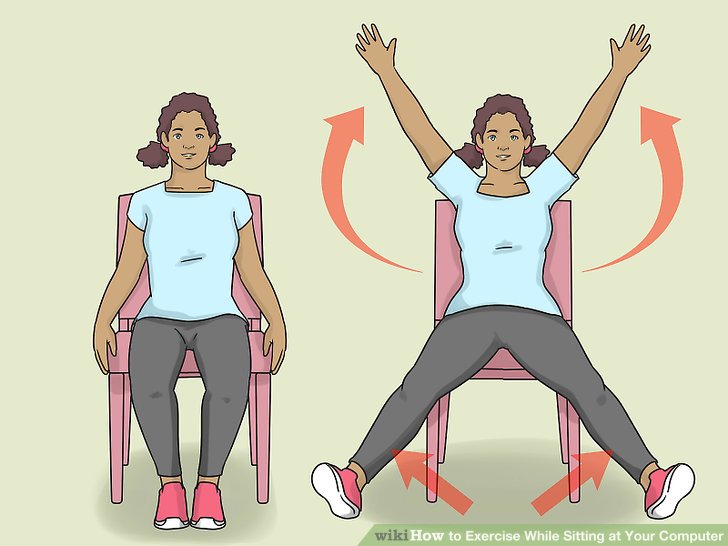 be more attractive How to Exercise While Sitting at Your Computer