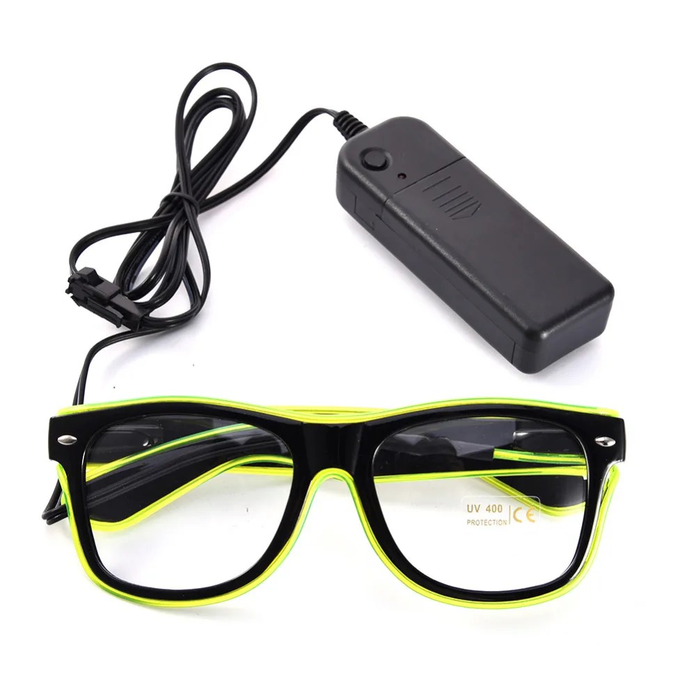 Flashing Glasses EL Wire LED Glasses Glowing Party Supplies Lighting