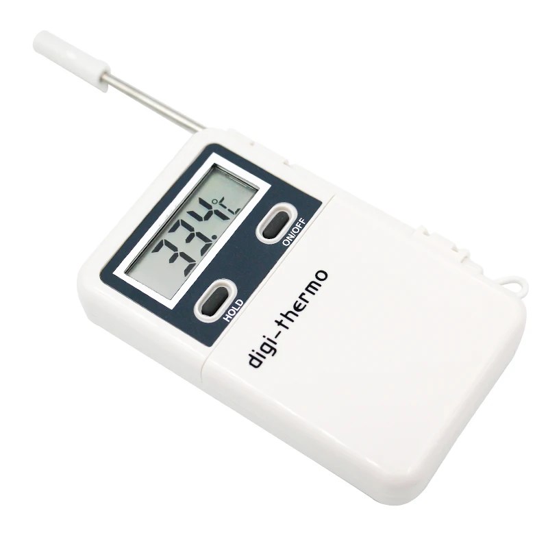 Digital LCD Temperature Sensor Refrigerator Thermometer Freezer Temp 58F+572F Minimum Memory