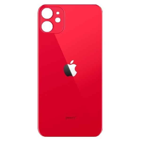 Back Glass IPhone 11 Rouge IFT Shop