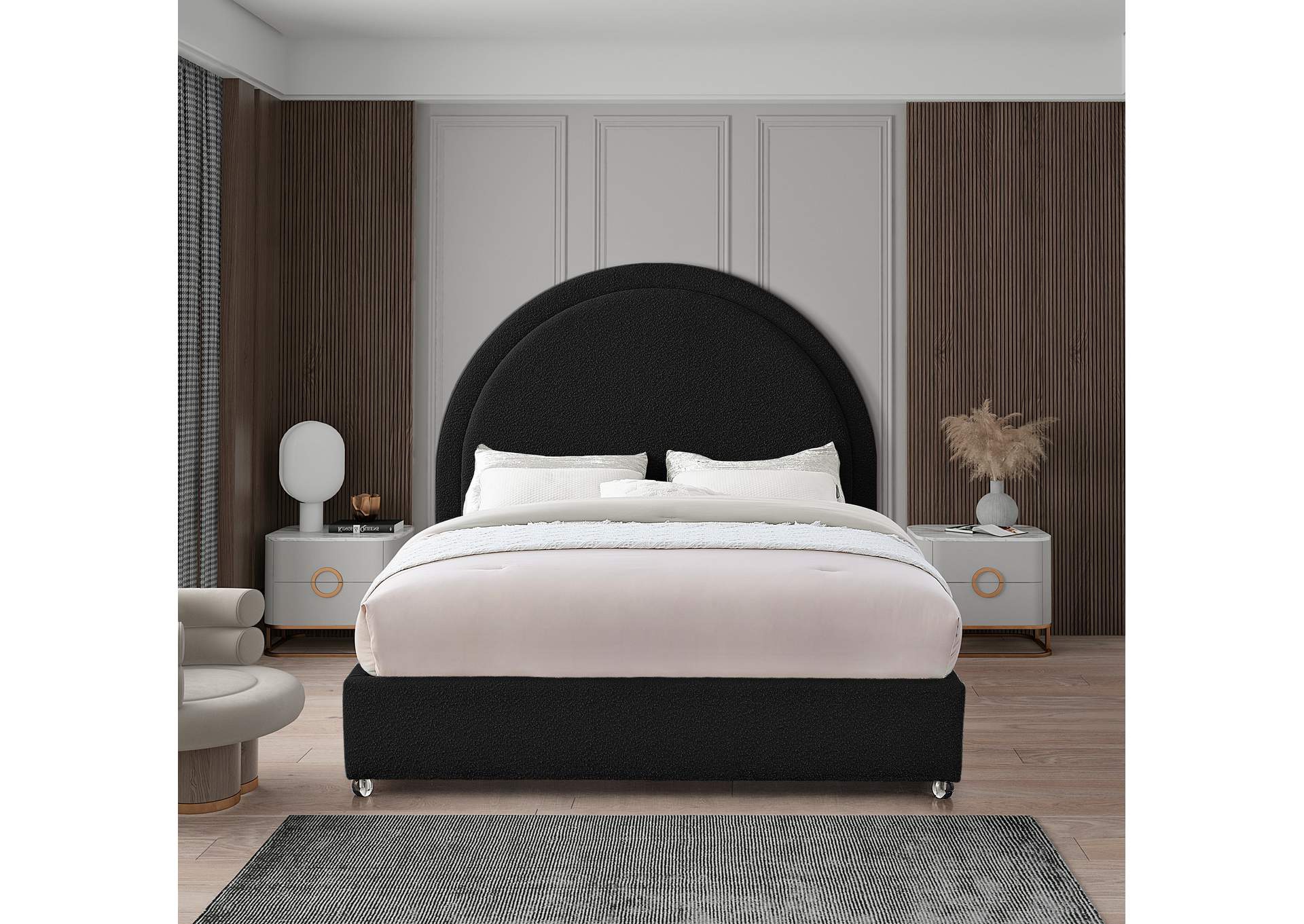 Boucle Arched King Bed If Walls Could Talk