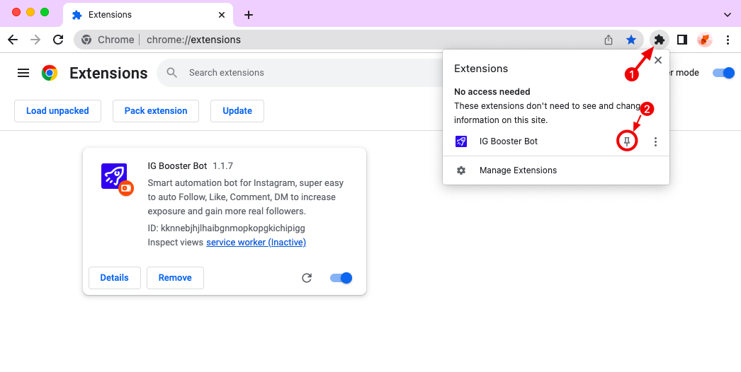 How to Install IG Super Booster Bot Chrome Extension Manually? IG