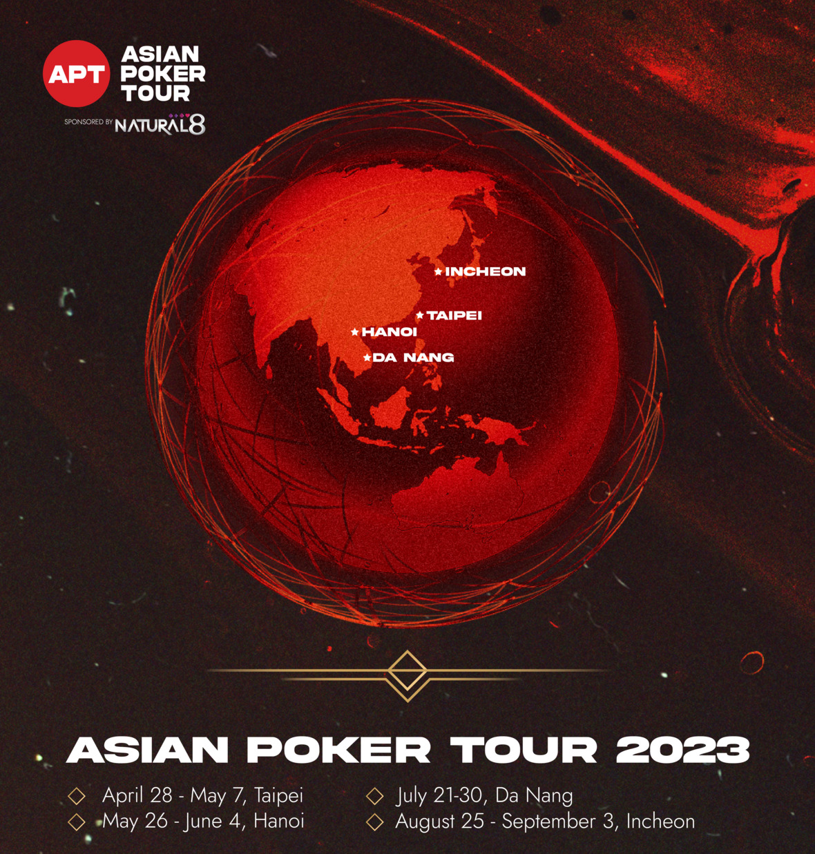 From Hanoi to Incheon APT's New Summer Poker Lineup 2023