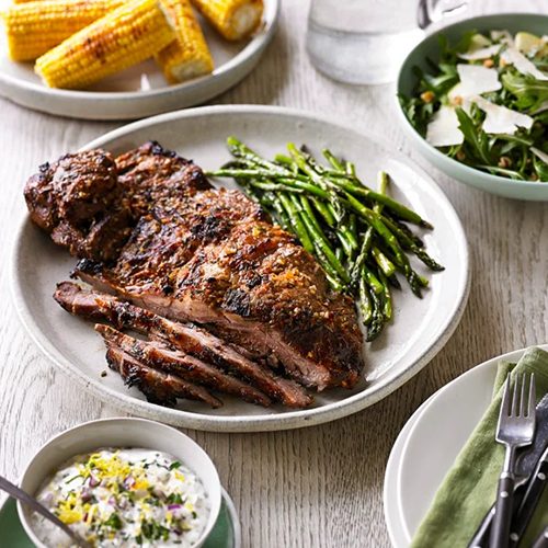 BUTTERFLIED LAMB LEG WITH LEMON AND HERB CREAM Pomona IGA