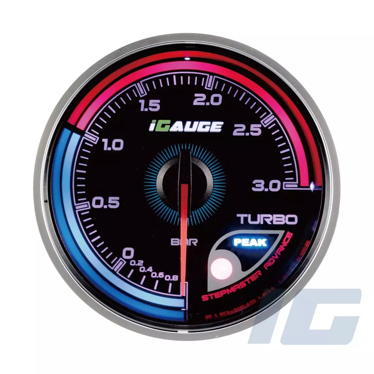 256 Series 60mm LED Illumination Performance Car Gauges Boost Gauge with Waterproof Sensor