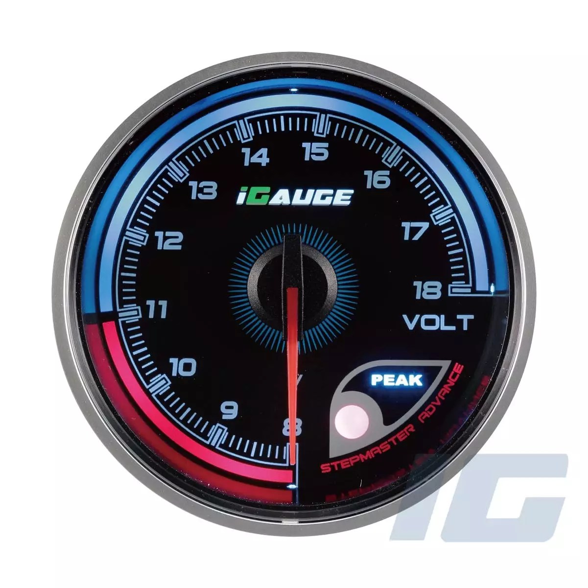 256 Series 60mm LED Illumination Performance Car Gauges Volt Gauge