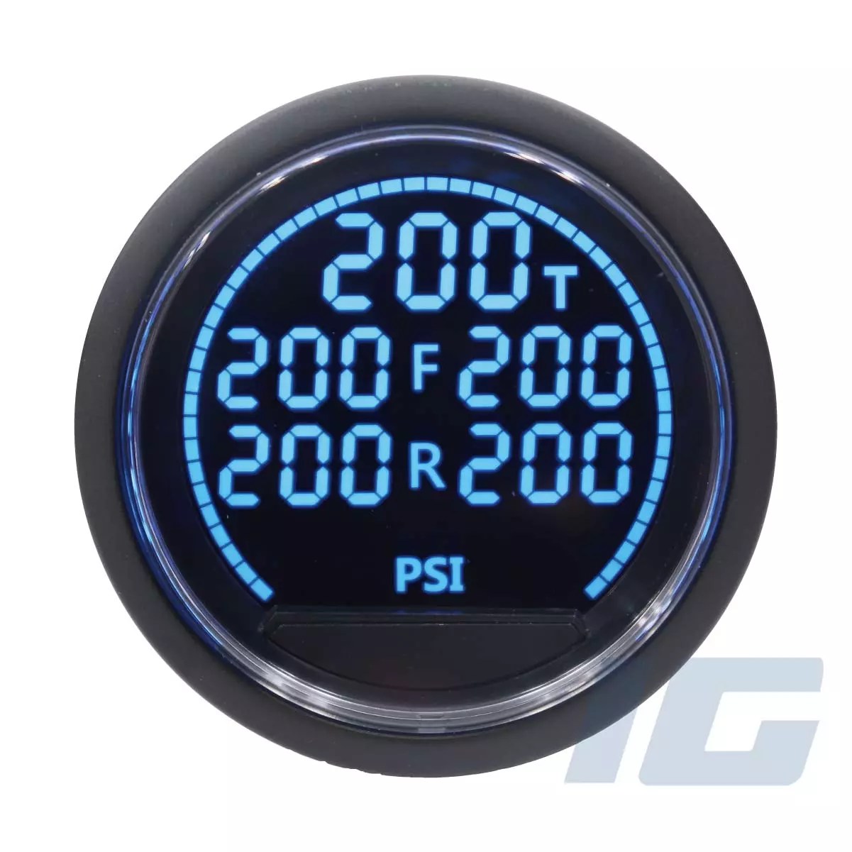 Dual Needle & Digital Air Pressure Gauge Kit For Air Ride Suspension
