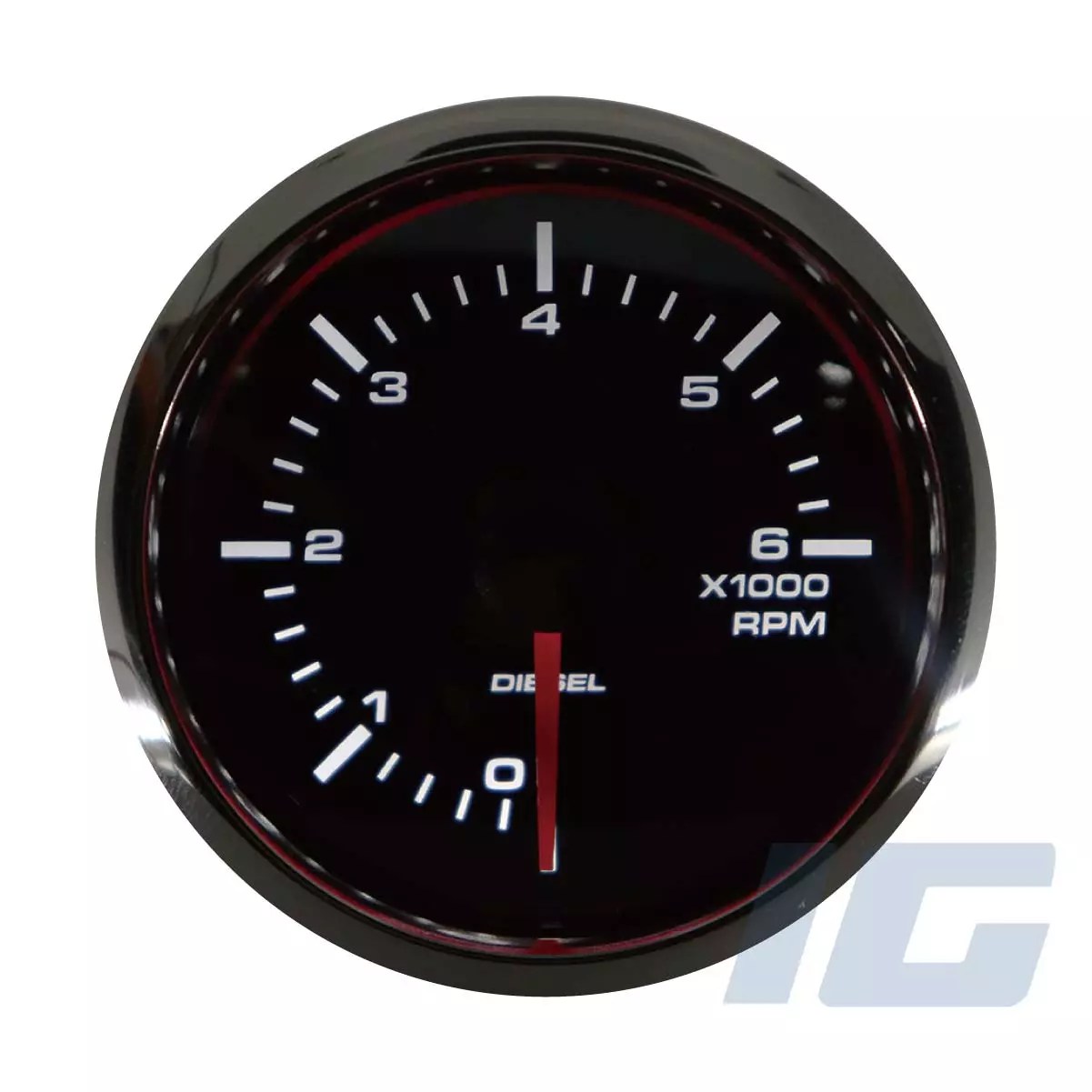 MGS Series 52mm 270° Black Face Aftermarket Gauge Tachometer for