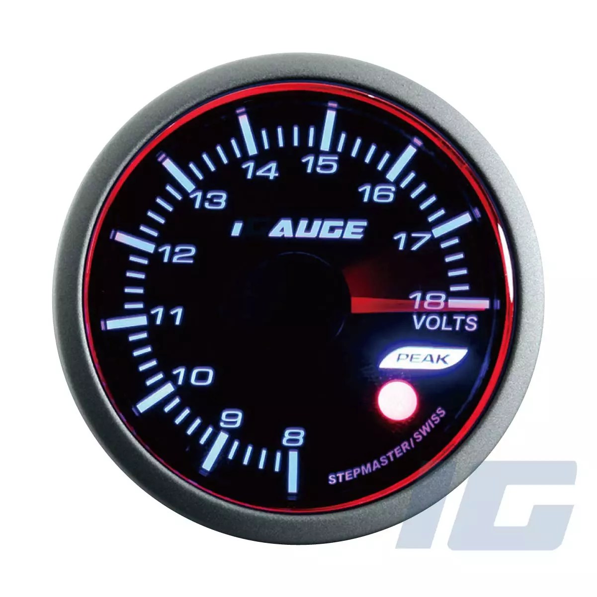 RRPK Series 60mm White & Blue & Amber LED Performance Car Gauges Volt