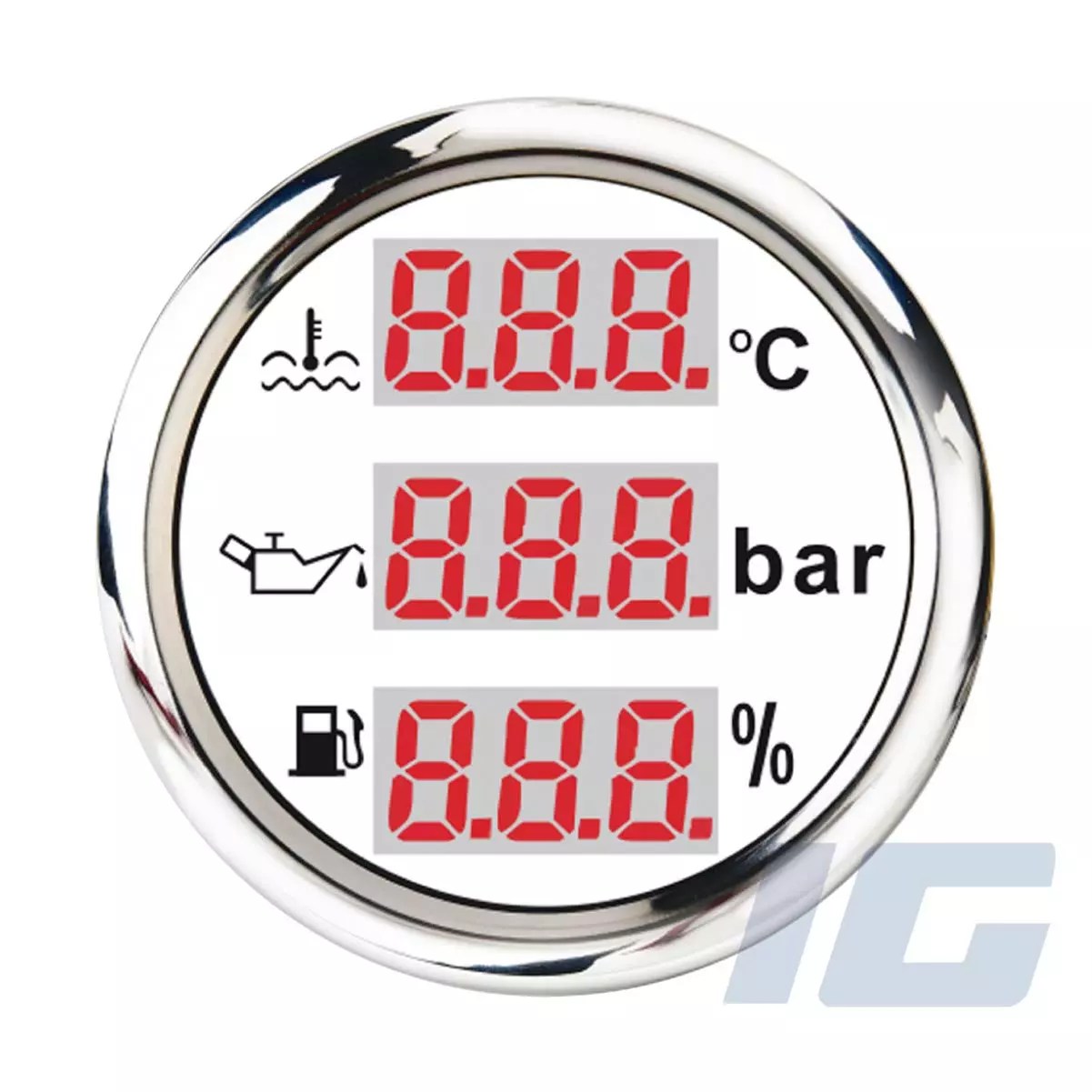 Marine Boat Outboard Multifunction Gauges iGauge