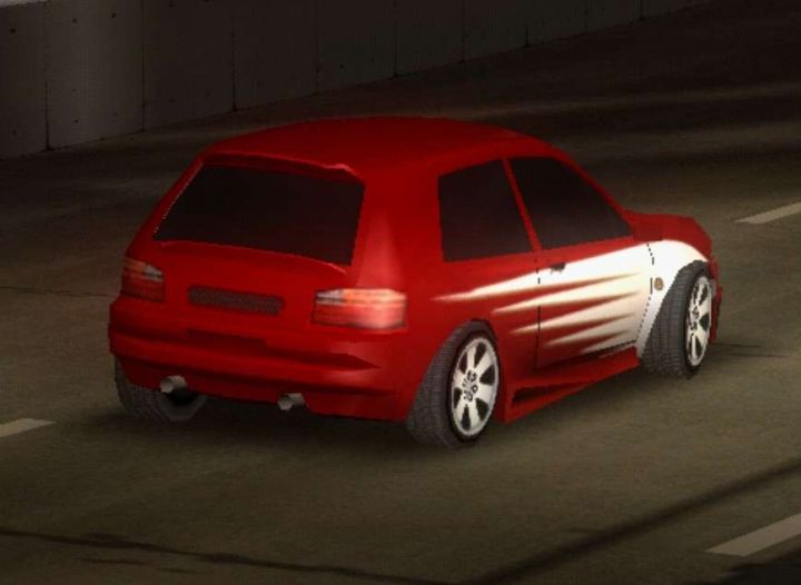 Proton Satria in Crash 'n' Burn