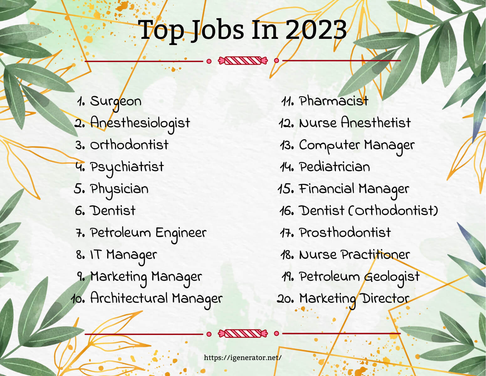 Free Random Job Generator 1311 Job Ideas