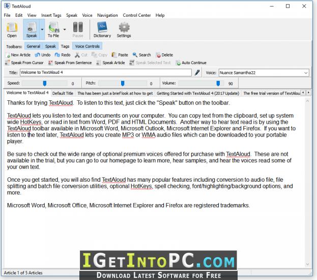 Nextup TextAloud 4.0.19 + Portable Free Download